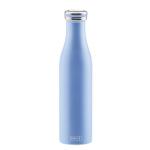 Butelka termiczna stalowa (pojemno: 750 ml), niebieska perowa ...