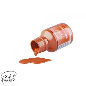 Barwnik spoywczy metaliczny do malowania, pomaraczowa mied (30 ml) Orange Copper - MetalInk  - Fractal Colors