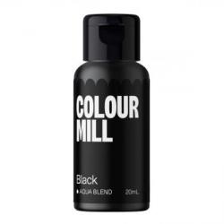 Barwnik wodny, czarny 20 ml - Aqua Blend - Colour Mill